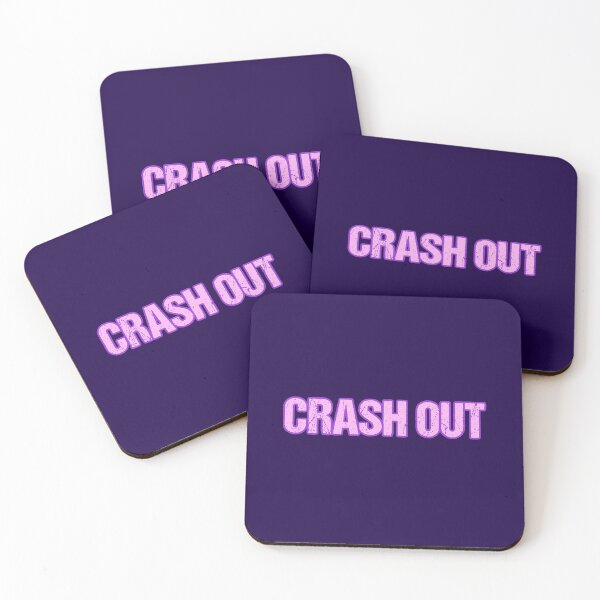 Item preview, Crash Out, Pink and Violet Gritty Outline designed and sold by Memes N Lore .