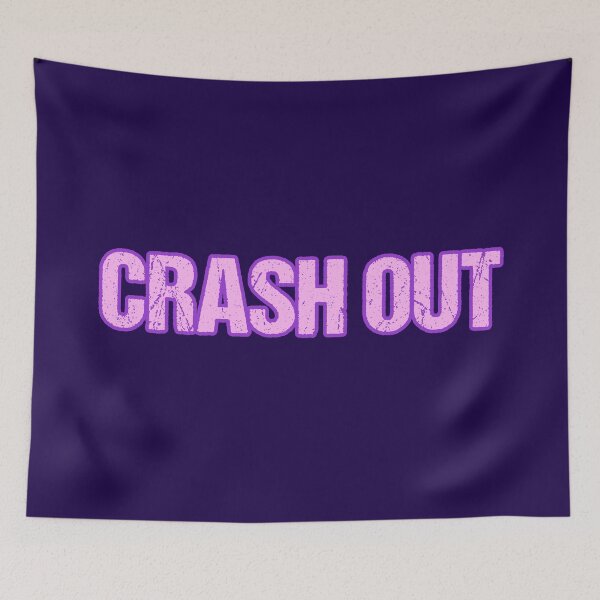 Item preview, Crash Out, Pink and Violet Gritty Outline designed and sold by Memes N Lore .
