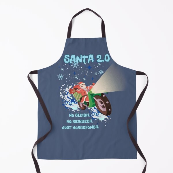 Item preview, Santa 2.0 Motorcycle Rider – Funny Christmas Biker designed and sold by LadyInEverGreen.