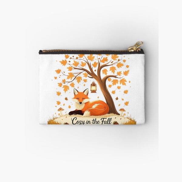 Item preview, Cozy Fall Fox Under Tree – Autumn Woodland Animal Art Print designed and sold by CreativeVisionsHub.