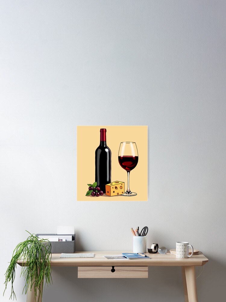 Thumbnail 2 von 3, Poster, Rotwein designt und verkauft von OutJsWindow.