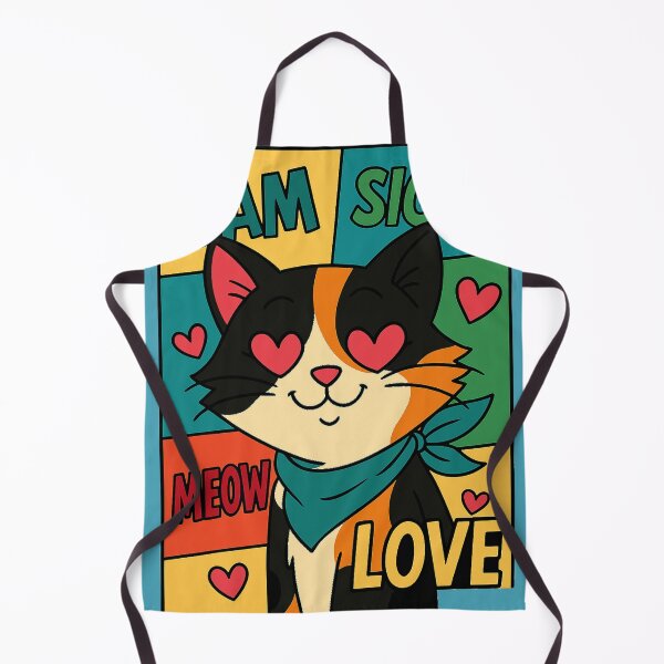 Item preview, Tricolor Kawaii Cat – Fun Pop Art designed and sold by Idelab-11.
