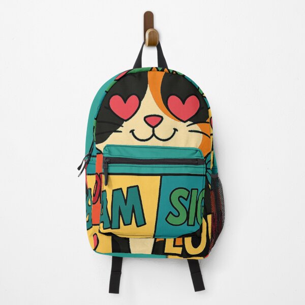 Item preview, Tricolor Kawaii Cat – Fun Pop Art designed and sold by Idelab-11.