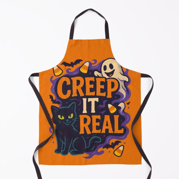 Item preview, Creep It Real Halloween Design with Ghost Cat designed and sold by Stickteez.