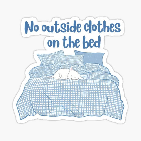 Item preview, No clothes on the bed designed and sold by Bluer Horizons Art.