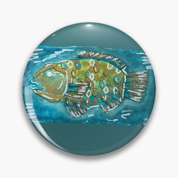 Item preview, Watercolor: Goliath Grouper designed and sold by DoodlesByPapaya.