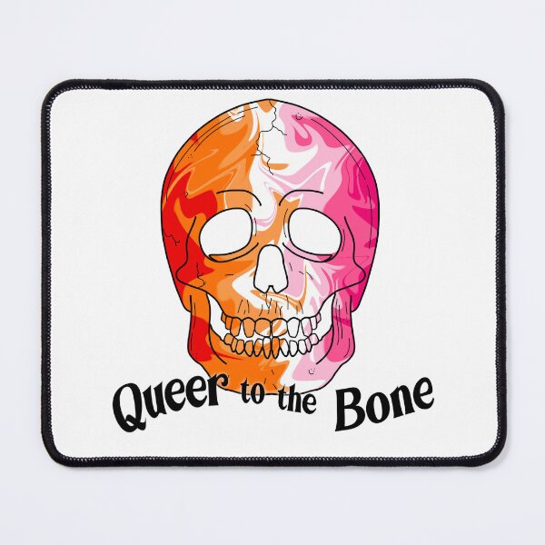 Item preview, Queer to the Bone Trippy Lesbian Skull Pride Art designed and sold by Non-Binary-Art.
