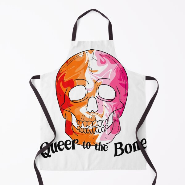 Item preview, Queer to the Bone Trippy Lesbian Skull Pride Art designed and sold by Non-Binary-Art.