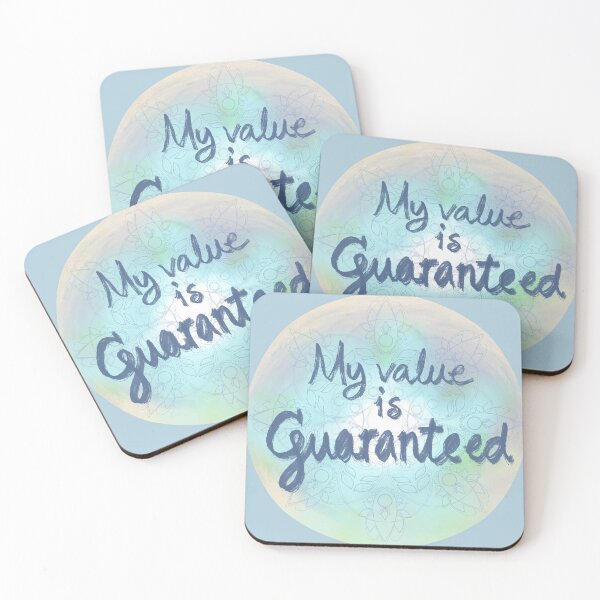 Item preview, My Value Is Guaranteed designed and sold by lenacreatesart.