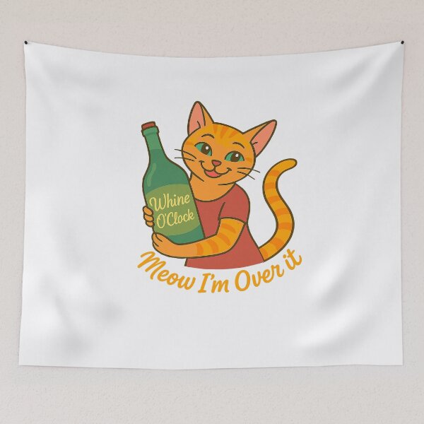 Item preview, Sassy Cat Meow Over It Mood designed and sold by Pacific Art.