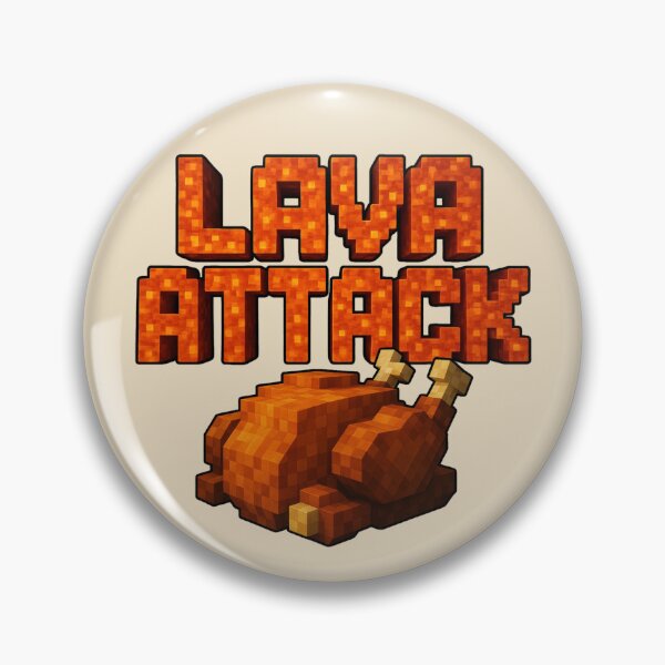 Item preview, Lava Attack Steve's chicken  designed and sold by FatBirdie.