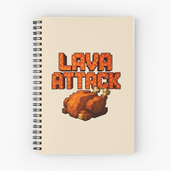Item preview, Lava Attack Steve's chicken  designed and sold by FatBirdie.