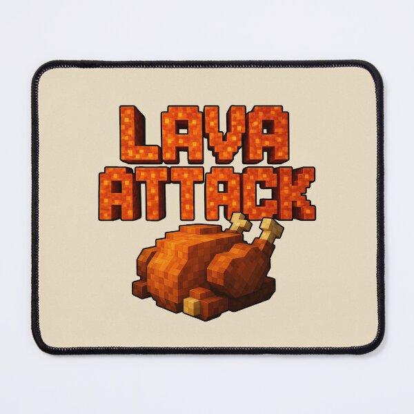 Item preview, Lava Attack Steve's chicken designed and sold by FatBirdie.