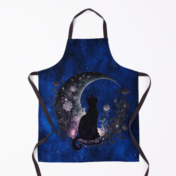 Item preview, Lunar Gaze: The Enchanted Moon Cat designed and sold by MysticOzzy.