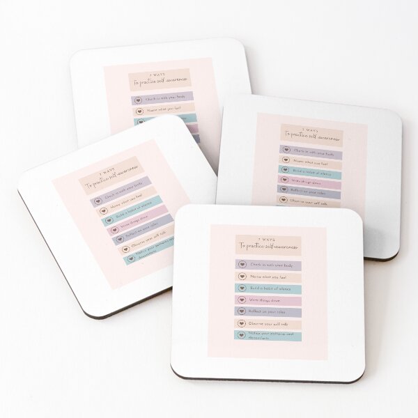 Item preview, Practice self-awareness: body, feelings, silence, writing, reflection, observation. designed and sold by InsightTC.
