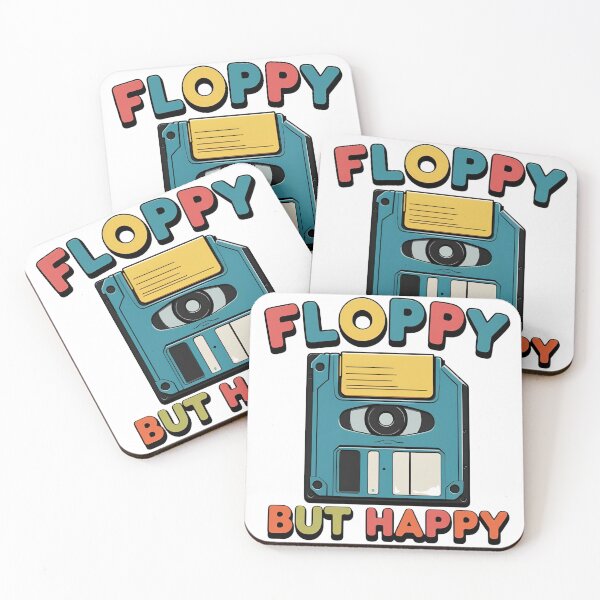 Item preview, Retro Floppy But Happy designed and sold by PolarisInk.