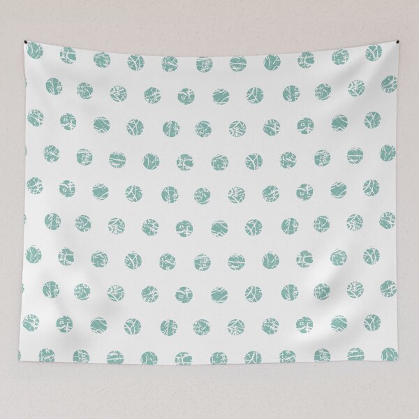 Item preview, Scribble Dots Graphic Patterm in Teal designed and sold by Duncan Bullock.