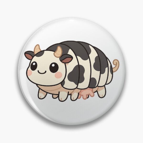 Item preview, Moo Pod: The Dairy Cow Isopod designed and sold by ResinandRelics.