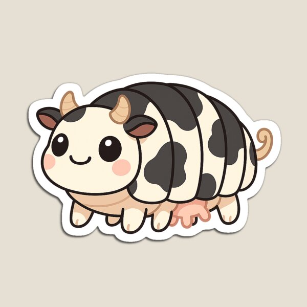 Item preview, Moo Pod: The Dairy Cow Isopod designed and sold by ResinandRelics.