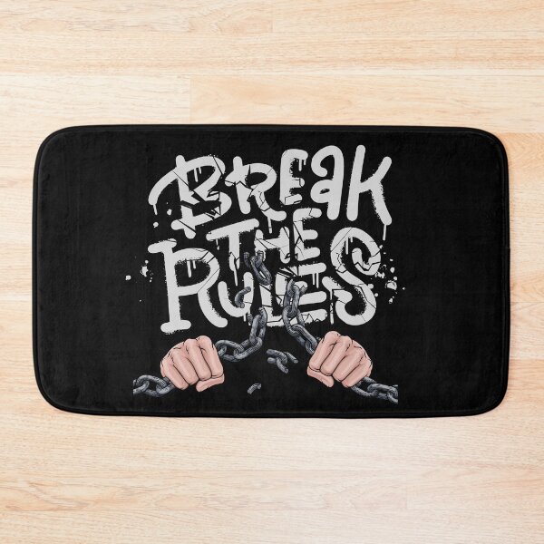 Item preview, Break The Rules – Bold Motivational Typography Design designed and sold by Mewra.