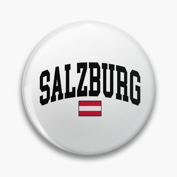 Item preview, Salzburg - Austrian Curved Text with Flag designed and sold by chosenhomes.