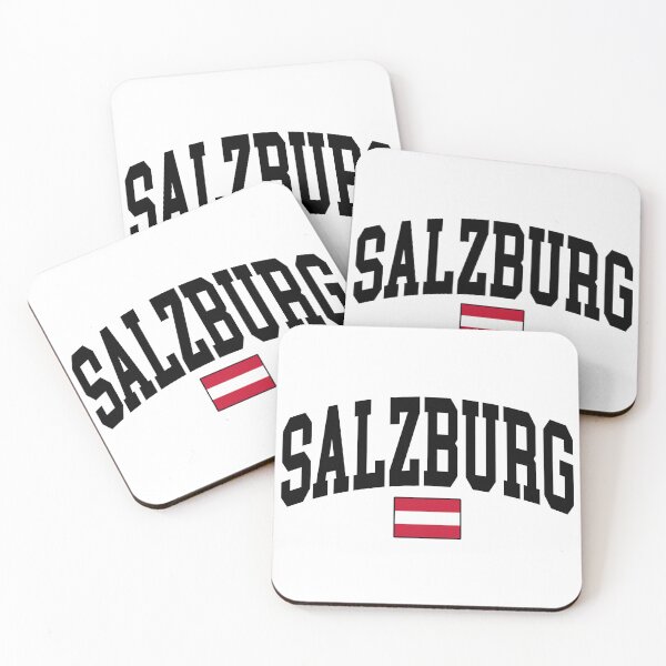 Item preview, Salzburg - Austrian Curved Text with Flag designed and sold by chosenhomes.