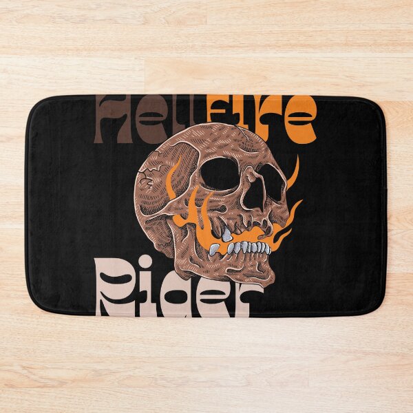 Item preview, Hellfire Rider – Fiery Skull Biker Design designed and sold by Mewra.