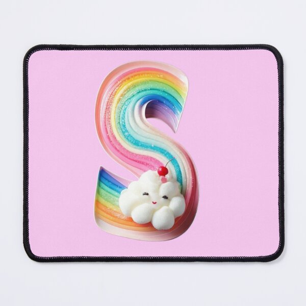 Item preview, Alphabet "S" shape - Fluffy Kawaii Cloud Dessert Sticker designed and sold by A little more Whirl.