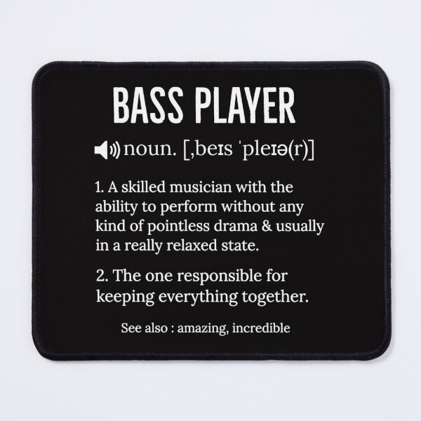 Item preview,  Bass Player Definition Bassist Musician Gift designed and sold by TheDesignWork.