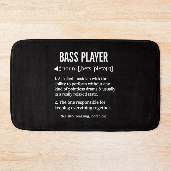 Item preview,  Bass Player Definition Bassist Musician Gift designed and sold by TheDesignWork.