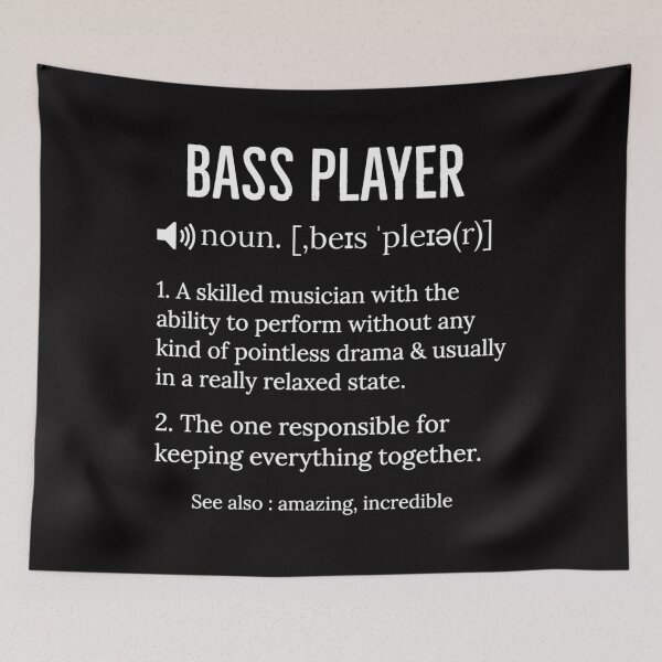 Item preview,  Bass Player Definition Bassist Musician Gift designed and sold by TheDesignWork.