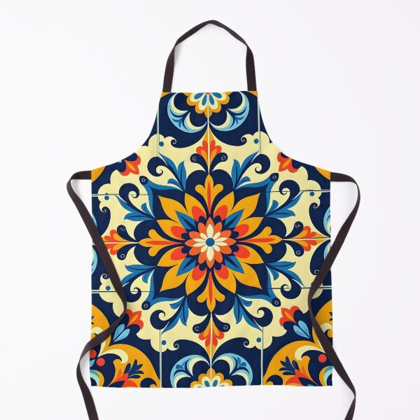 Item preview, Vibrant Hispanic Floral Patterns - Floral Tile Pattern designed and sold by Wiss2Arts.