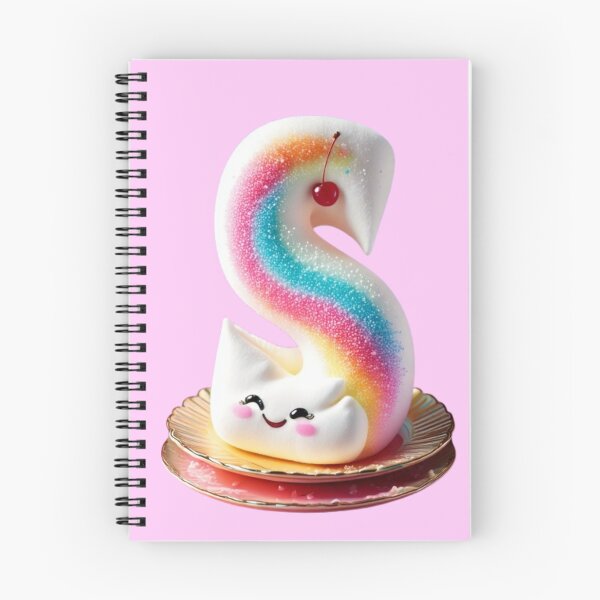 Item preview, Alphabet "S" shape - Pillowy Sweet Cloud with Sprinkles Sticker designed and sold by A little more Whirl.