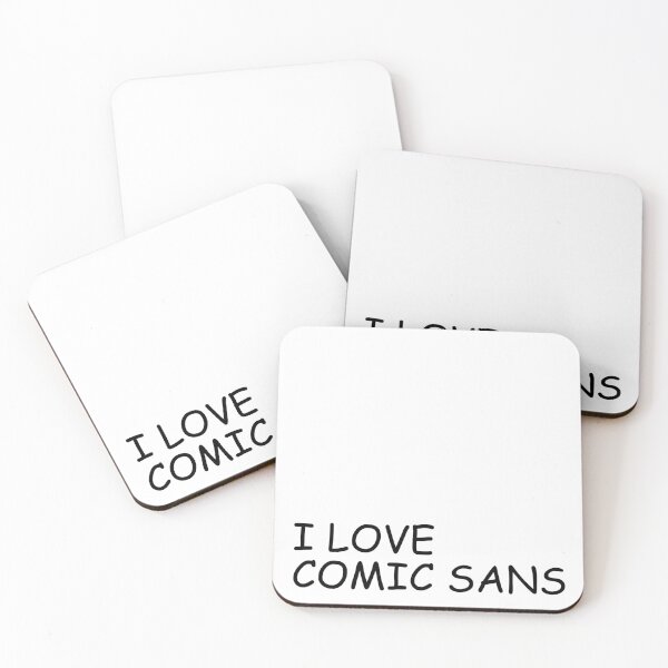 Item preview, I love Comic Sans designed and sold by Yeicoboo.