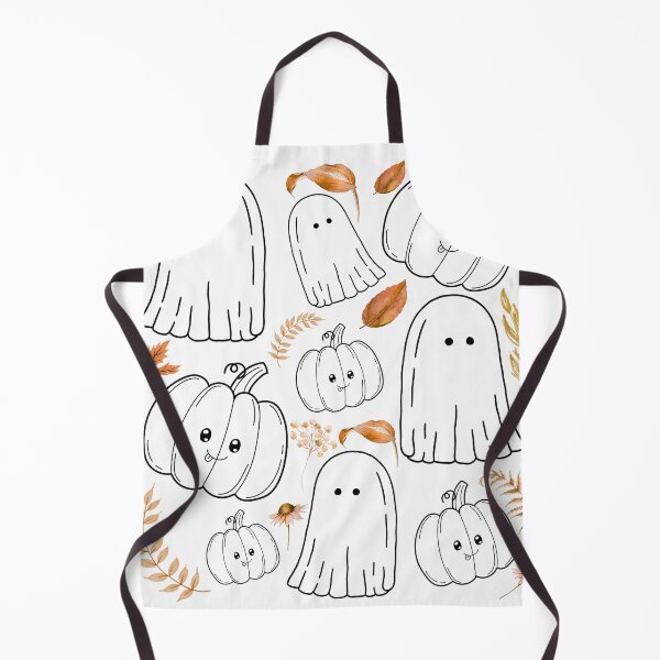 Item preview, Cute Fall Leaves Design, Ghost and Pumpkin Design, Pumpkin Graphic, Ghost Graphic, Spooky Leaves Design designed and sold by CCKimShop.