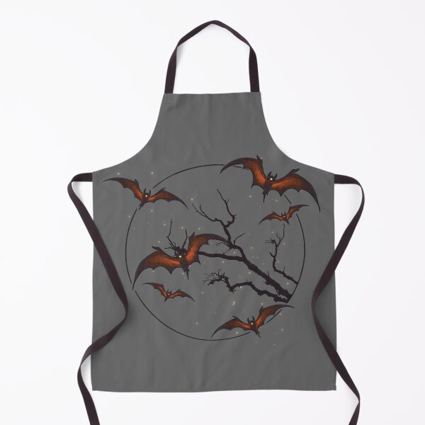 Item preview, cute scary night, bats, wildlife, bats flying under the moon, halloween, designed and sold by ArtbySvetik.