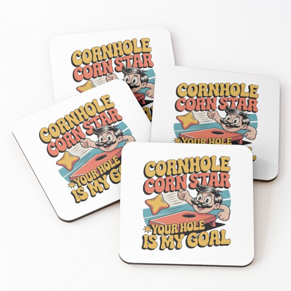 Item preview, Cornhole Corn Star Your Hole Is My Goal Funny Design designed and sold by MagicSD Designs.