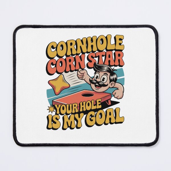 Item preview, Cornhole Corn Star Your Hole Is My Goal Funny Design designed and sold by MagicSD Designs.