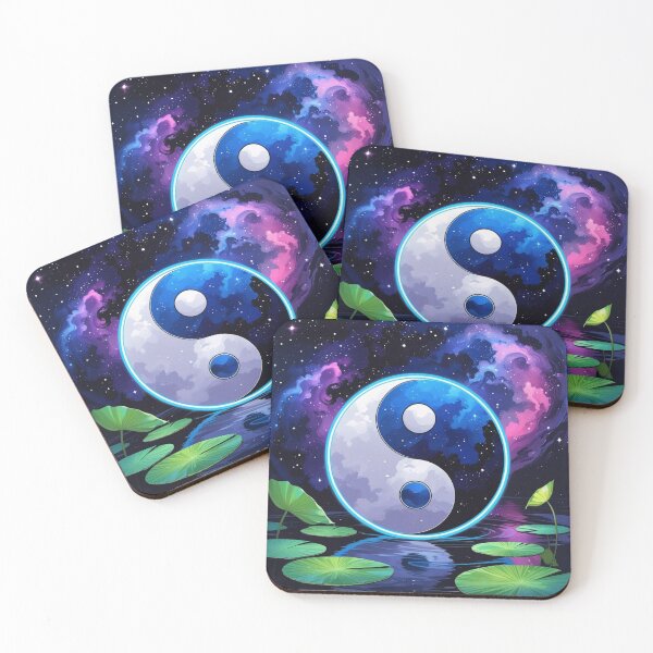 Item preview, Blue Cosmic Yin Yang designed and sold by TEdge84.