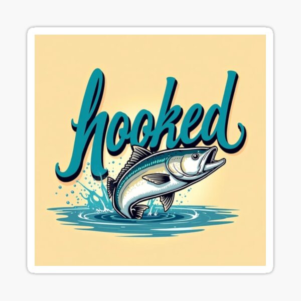 Item preview, Hooked Fishing Shirt with Fish designed and sold by The One Stop Fish Shop.