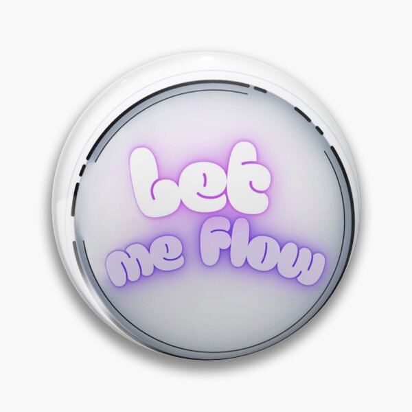 Item preview,  Let Me Flow – Minimal Calm Quote designed and sold by Inmortal Mode.