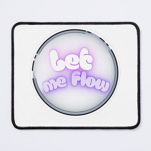 Item preview,  Let Me Flow – Minimal Calm Quote designed and sold by Inmortal Mode.