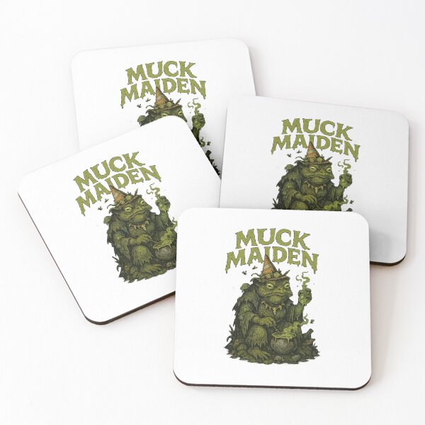 Item preview, Muck Maiden – Garbage Coven Toad Witch designed and sold by ResinandRelics.