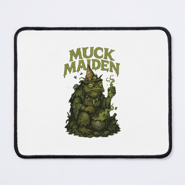 Item preview, Muck Maiden – Garbage Coven Toad Witch designed and sold by ResinandRelics.