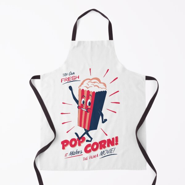 Item preview, Retro dancing popcorn advertisement designed and sold by Katy Meg.