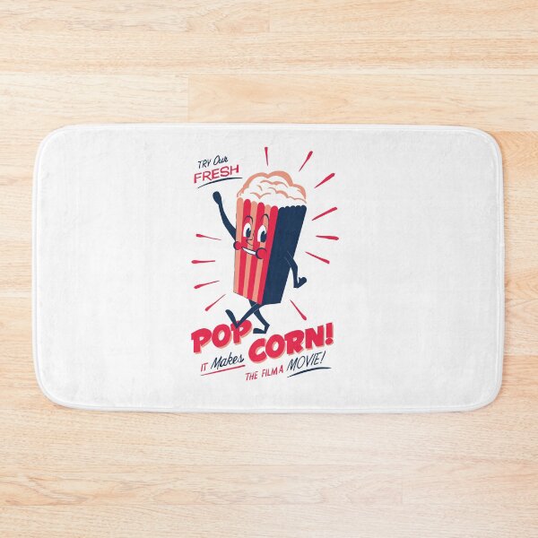Item preview, Retro dancing popcorn advertisement designed and sold by Katy Meg.