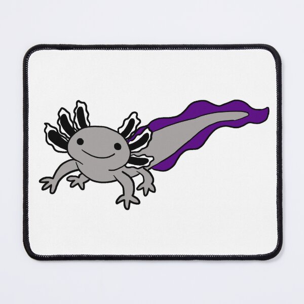 Item preview, Asexolotyl, Asexual Pride Flag Axolotyl designed and sold by Dr Mom's Shoppe.