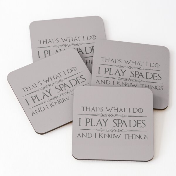 Item preview, Spades Player Gifts - I Play Spades & I Know Things Funny Gift Ideas for Spades Card Players designed and sold by merkraht.