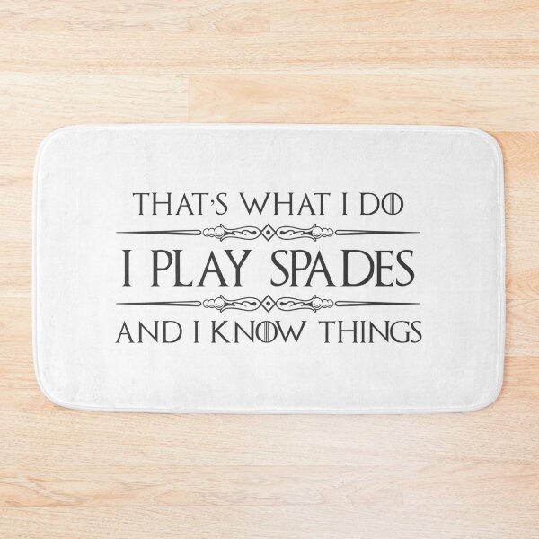 Item preview, Spades Player Gifts - I Play Spades & I Know Things Funny Gift Ideas for Spades Card Players designed and sold by merkraht.
