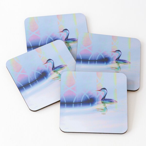 Item preview, Western Grebe Abstract designed and sold by Robert Ball.
